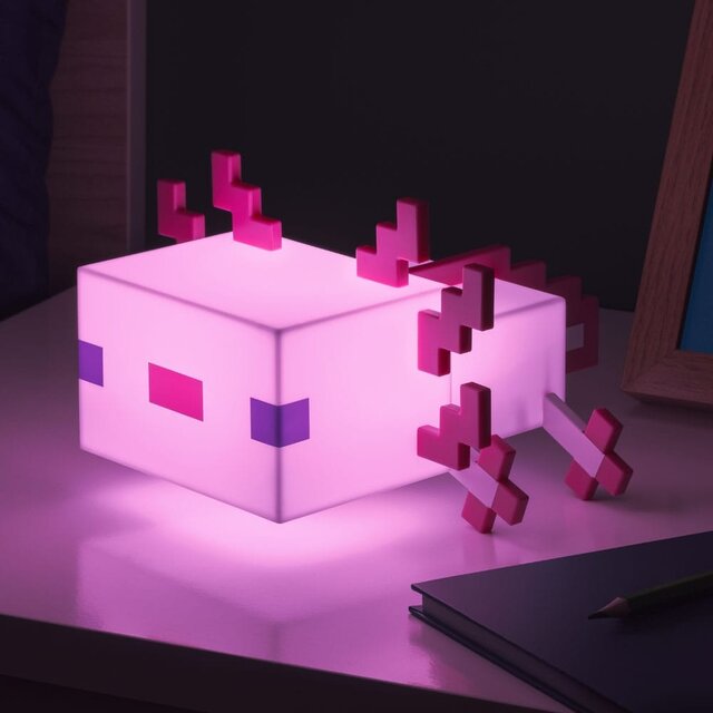 Minecraft Axolotl Light 21cm