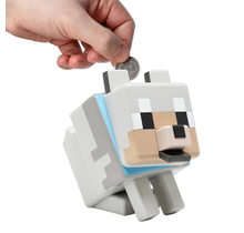 Minecraft Coin Buddies Wolf Money Box 14cm
