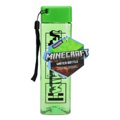 Minecraft Water Bottle Square Shaped 500ml