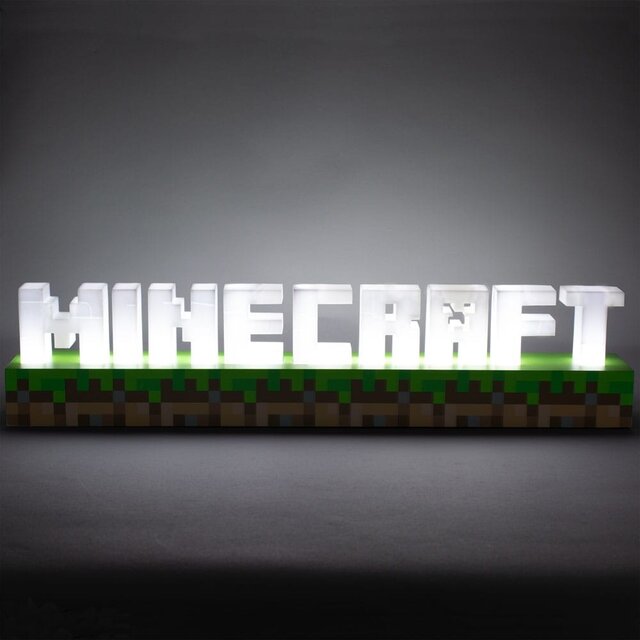 Minecraft Logo Light 41cm
