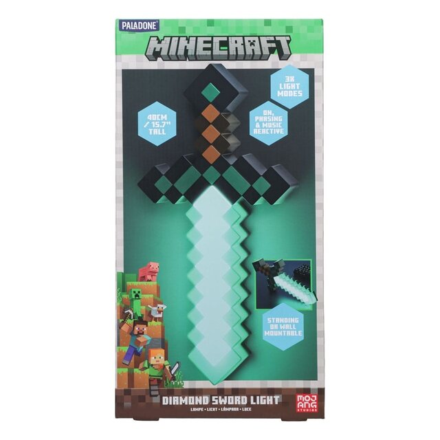 Minecraft Diamond Sword Light 40cm