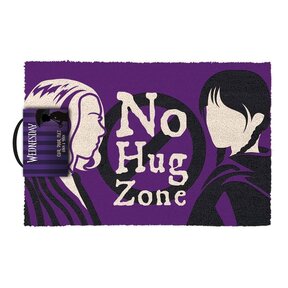 Wednesday No Hug Zone Deurmat