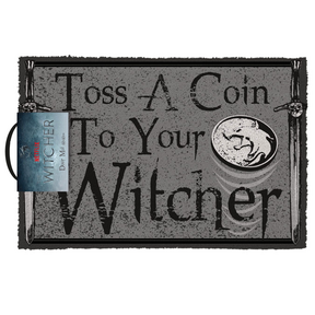 The Witcher Toss a Coin Deurmat