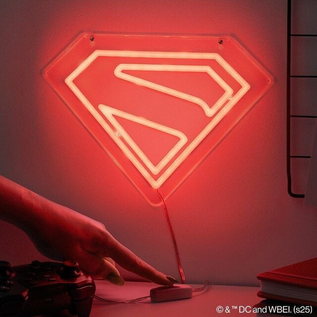 DC Comics LED Wall Lamp Superman Neon Light