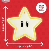 Super Mario LED Wall Lamp Light Super Star Neon