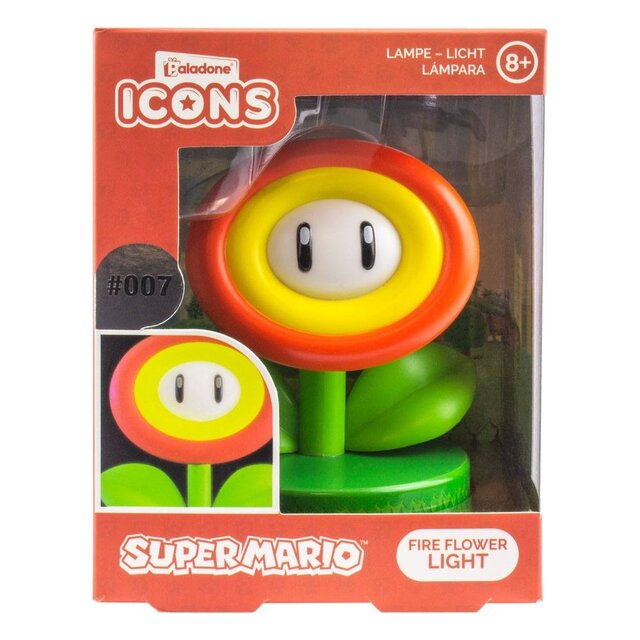 Icons Super Mario Fire Flower (V2) Light 10cm