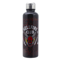 Stranger Things Hellfire Club Metal Water Bottle 500ml