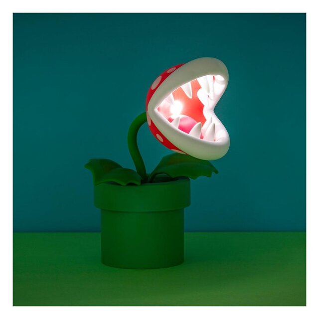 Super Mario Piranha Plant Posable Lamp 20cm