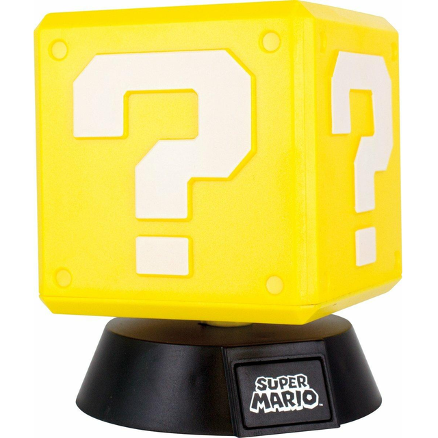 Super Mario Question Block Light 10cm