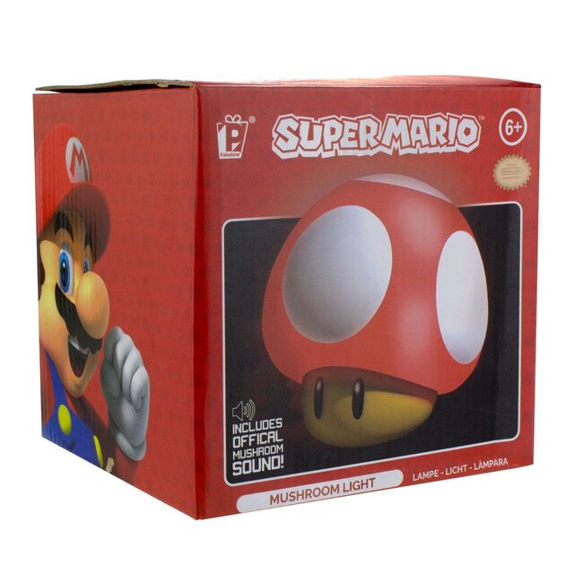 Super Mario Mushroom Light with Sound 12cm