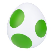 Super Mario Yoshi Egg Light 23cm
