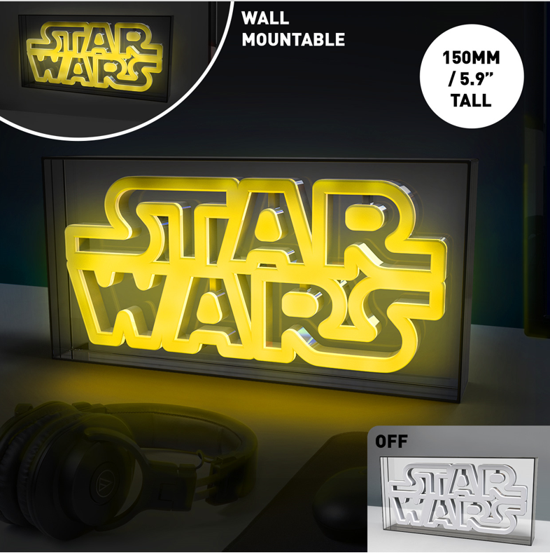 Paladone Star Wars Logo Led Neon Light