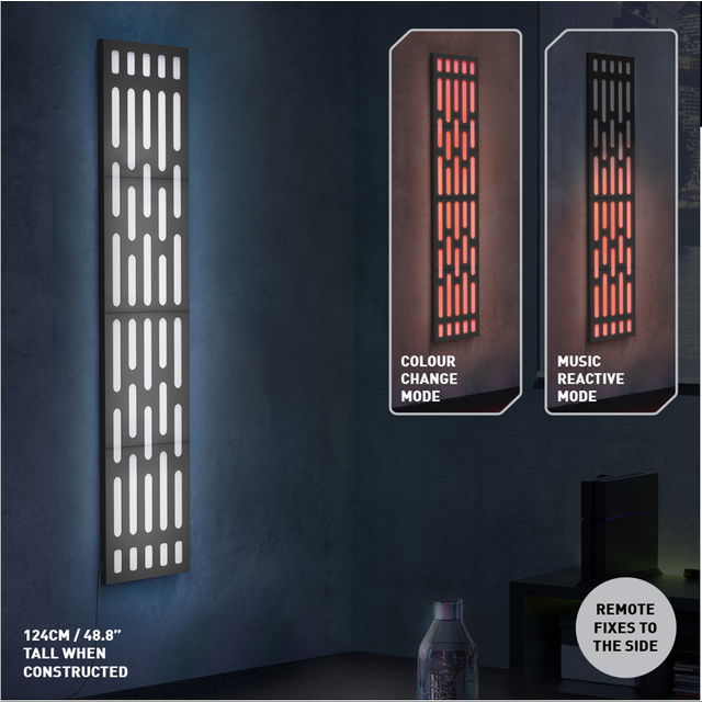 Star Wars Death Star Wall Panel Light 124cm
