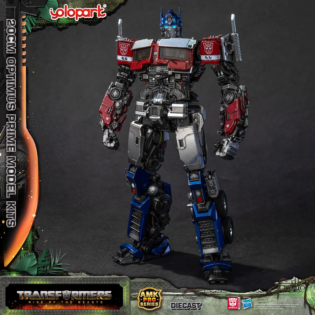 Transformers Rise of the Beasts AMK Pro Series Plastic Model Kit Optimus Prime (Oversea Version) 20cm