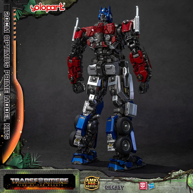 Transformers Rise of the Beasts AMK Pro Series Plastic Model Kit Optimus Prime (Oversea Version) 20cm