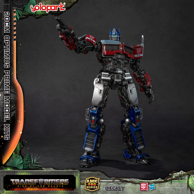 Transformers Rise of the Beasts AMK Pro Series Plastic Model Kit Optimus Prime (Oversea Version) 20cm