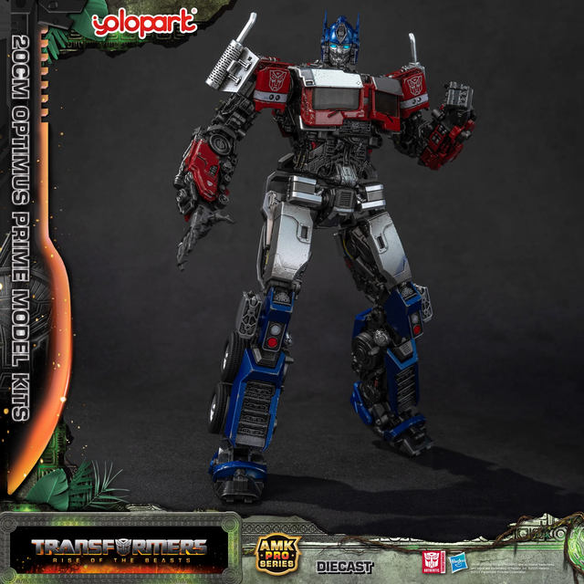 Transformers Rise of the Beasts AMK Pro Series Plastic Model Kit Optimus Prime (Oversea Version) 20cm