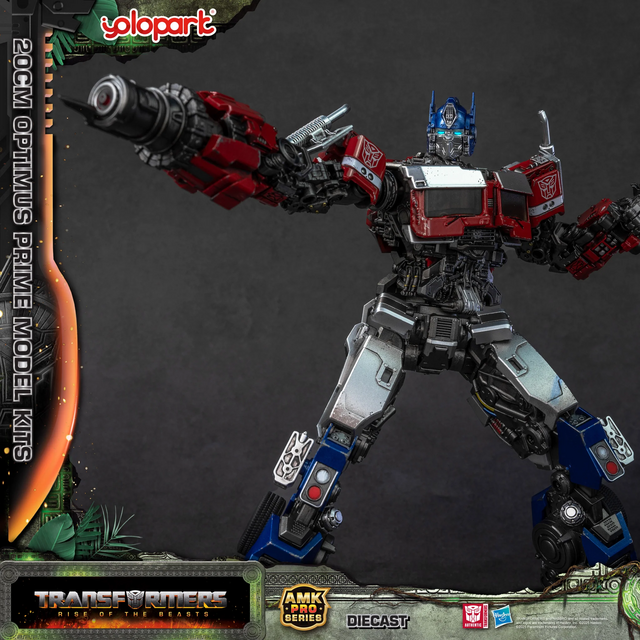 Transformers Rise of the Beasts AMK Pro Series Plastic Model Kit Optimus Prime (Oversea Version) 20cm