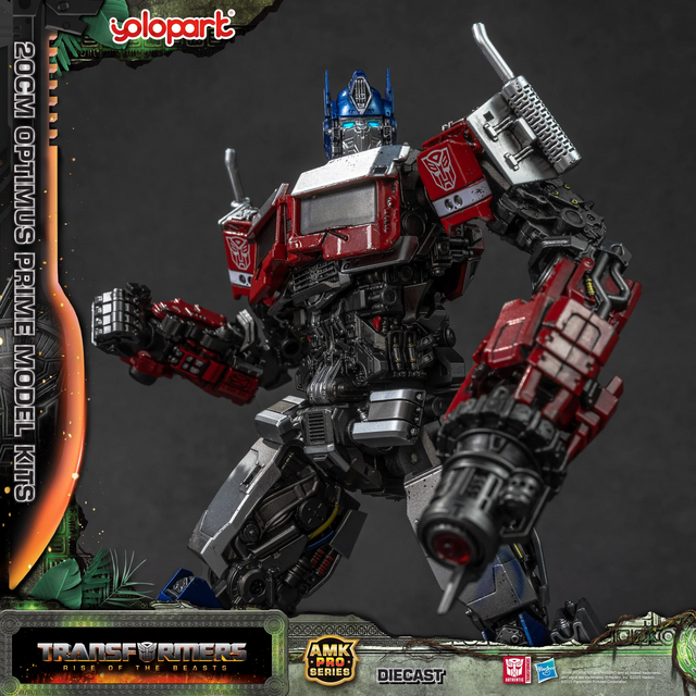 Transformers Rise of the Beasts AMK Pro Series Plastic Model Kit Optimus Prime (Oversea Version) 20cm