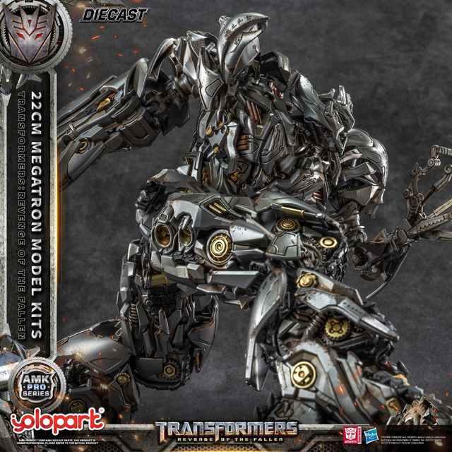 Transformers Revenge of the Fallen AMK Pro Series Plastic Model Kit Megatron (Oversea Version) 22cm