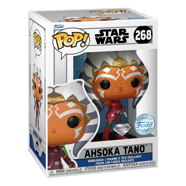 POP! Star Wars Ahsoka Tano (Diamond Collection) Bobblehead Exclusive 9cm