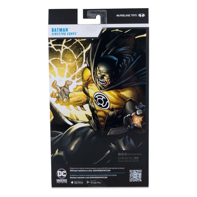 DC Multiverse Batman (Sinestro Corps) Action Figure (Gold Label) 18cm