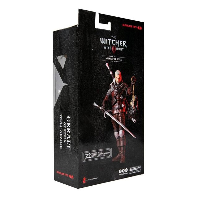 The Witcher 3: Wild Hunt Action Figure Geralt of Rivia (Wolf Armor) 18cm