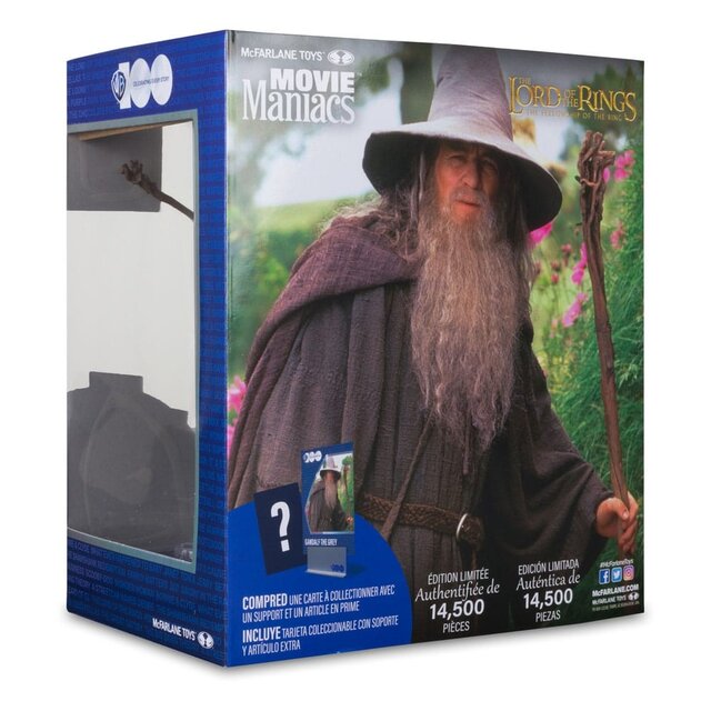 Lord of the Rings Movie Maniacs Gandalf the Grey PVC Statue 18cm