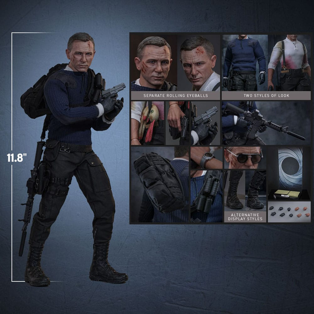 No Time to Die Movie Masterpiece Action Figure 1/6 James Bond (Commando Outfit) 30cm No Time to Die Movie Masterpiece Action Figure 1/6 James Bond (Commando Outfit) 30cm