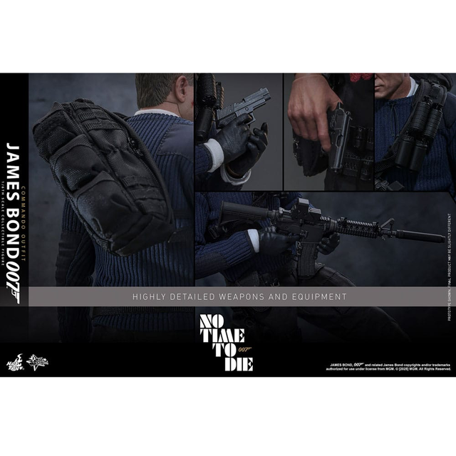 No Time to Die Movie Masterpiece Action Figure 1/6 James Bond (Commando Outfit) 30cm No Time to Die Movie Masterpiece Action Figure 1/6 James Bond (Commando Outfit) 30cm