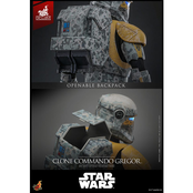 Star Wars The Clone Wars Action Figure 1/6 Clone Commando Gregor Hot Toys Exclusive 30cm