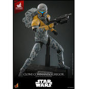 Star Wars The Clone Wars Action Figure 1/6 Clone Commando Gregor Hot Toys Exclusive 30cm