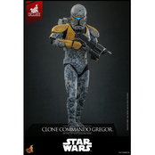 Star Wars The Clone Wars Action Figure 1/6 Clone Commando Gregor Hot Toys Exclusive 30cm