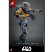 Star Wars The Clone Wars Action Figure 1/6 Clone Commando Gregor Hot Toys Exclusive 30cm