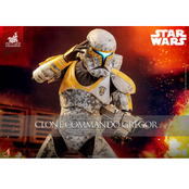 Star Wars The Clone Wars Action Figure 1/6 Clone Commando Gregor Hot Toys Exclusive 30cm