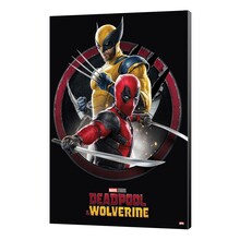 Marvel Wooden Wall Art Deadpool & Wolverine 01