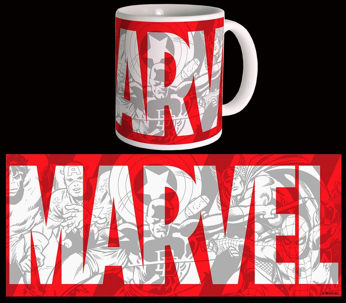 Semic Marvel Comics Mug Big Logo