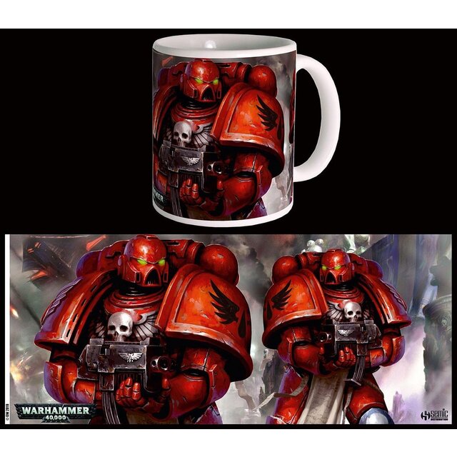 Warhammer 40K Mug Blood Angels Space Marines 300ml Warhammer 40K Mug Blood Angels Space Marines 300ml