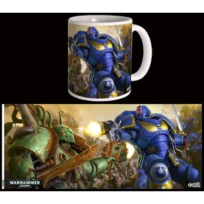 Warhammer 40K Mug Ultramarines VS Nurgle