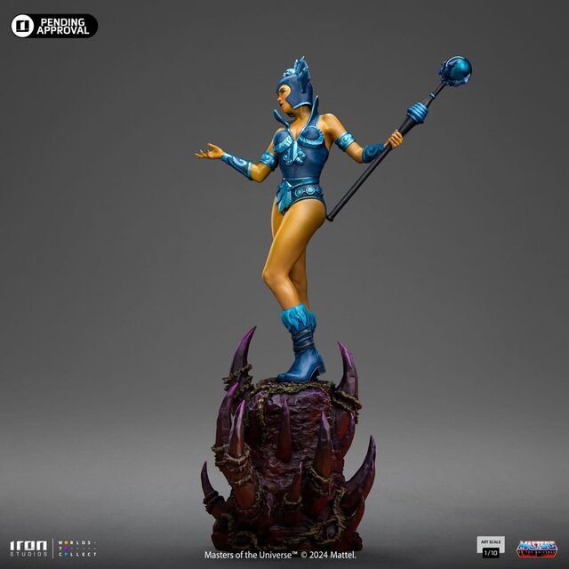 Masters of the Universe Art Scale Statue 1/10 Evil-Lyn Color Variant 28cm Masters of the Universe Art Scale Statue 1/10 Evil-Lyn Color Variant 28cm