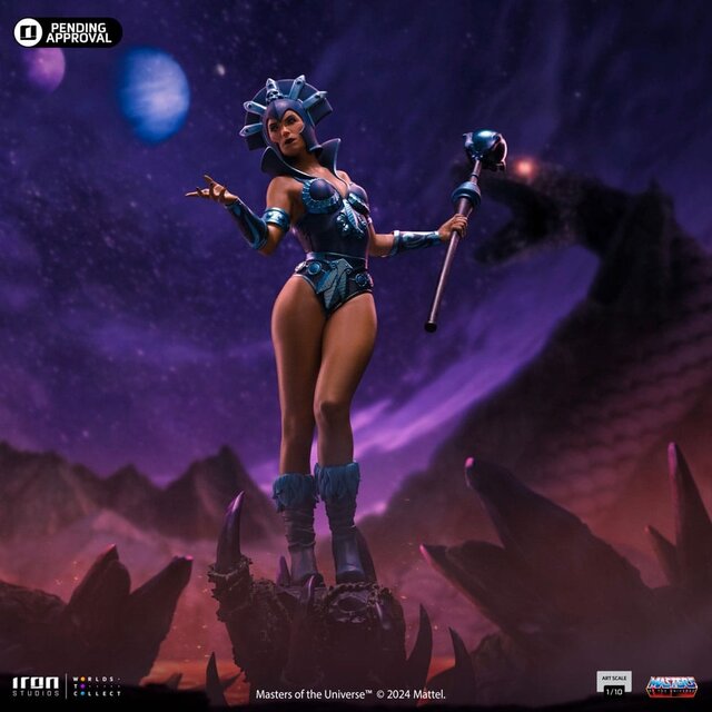 Masters of the Universe Art Scale Statue 1/10 Evil-Lyn Color Variant 28cm Masters of the Universe Art Scale Statue 1/10 Evil-Lyn Color Variant 28cm