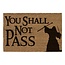 SD Toys Lord of the Rings You Shall Not Pass Deurmat 40 x 60 cm