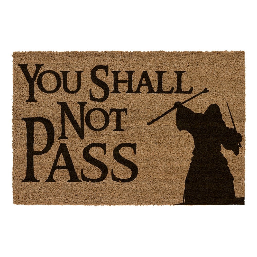 Lord of the Rings You Shall Not Pass Deurmat