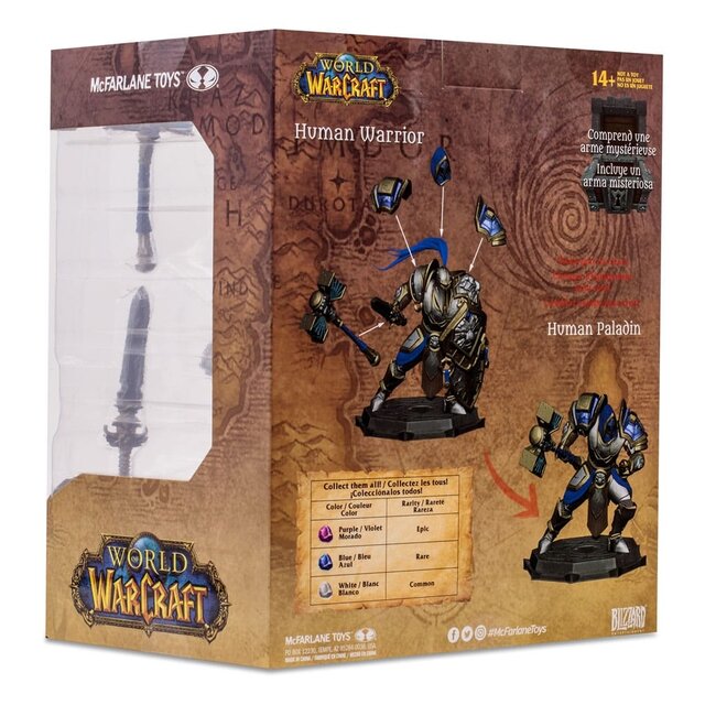 World of Warcraft Human: Paladin / Warrior 15cm World of Warcraft Human: Paladin / Warrior 15cm