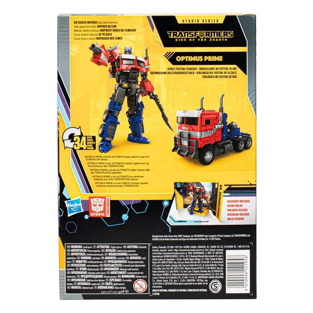 Transformers Buzzworthy Bumblebee Rise of the Beasts Studio Series 102BB Voyager Class Optimus Prime 16,5cm Transformers Buzzworthy Bumblebee Rise of the Beasts Studio Series 102BB Voyager Class Optimus Prime 16,5cm