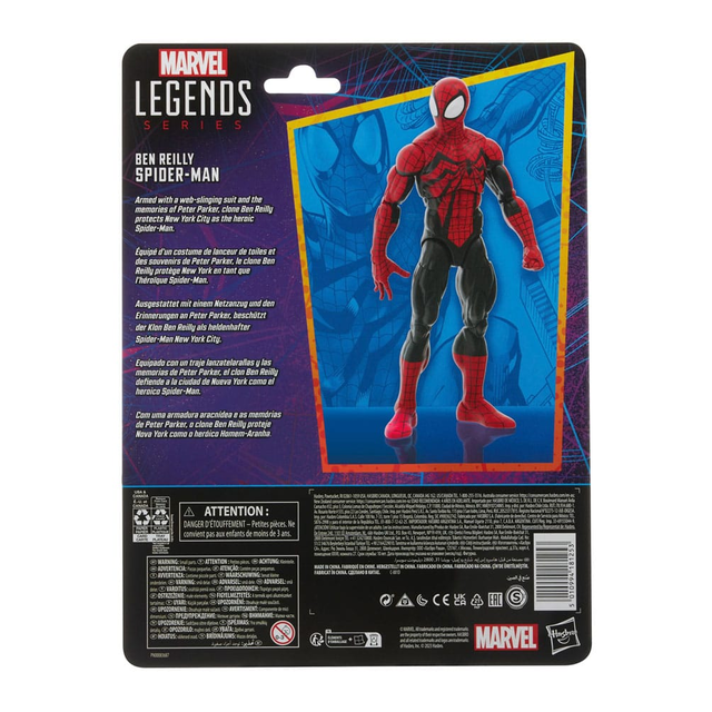 Spider-Man Marvel Legends Ben Reilly Spider-Man 15cm Spider-Man Marvel Legends Ben Reilly Spider-Man 15cm