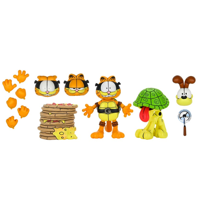 Teenage Mutant Ninja Turtles (Archie Comics) x Garfield 2-Pack Ultimate Garfello & Odie 10cm Teenage Mutant Ninja Turtles (Archie Comics) x Garfield 2-Pack Ultimate Garfello & Odie 10cm