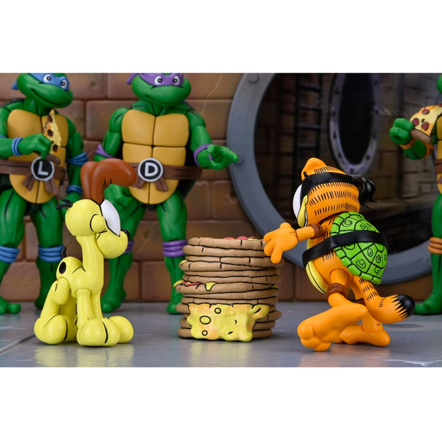 Teenage Mutant Ninja Turtles (Archie Comics) x Garfield 2-Pack Ultimate Garfello & Odie 10cm Teenage Mutant Ninja Turtles (Archie Comics) x Garfield 2-Pack Ultimate Garfello & Odie 10cm