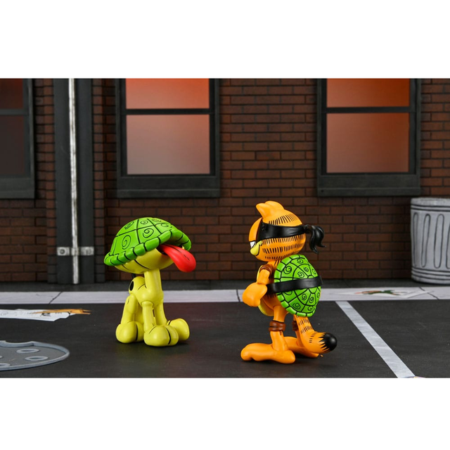 Teenage Mutant Ninja Turtles (Archie Comics) x Garfield 2-Pack Ultimate Garfello & Odie 10cm Teenage Mutant Ninja Turtles (Archie Comics) x Garfield 2-Pack Ultimate Garfello & Odie 10cm