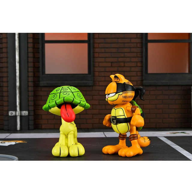 Teenage Mutant Ninja Turtles (Archie Comics) x Garfield 2-Pack Ultimate Garfello & Odie 10cm Teenage Mutant Ninja Turtles (Archie Comics) x Garfield 2-Pack Ultimate Garfello & Odie 10cm